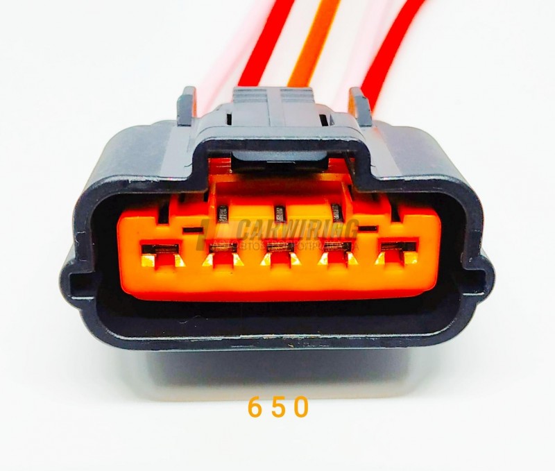 Разъем пятиконтактный сенсорного датчика дросселя для а/м MAF и Nissan (арт.650)